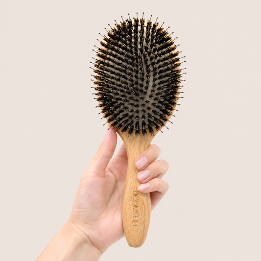 Brosse Massage Cuir Chevelu Bambou