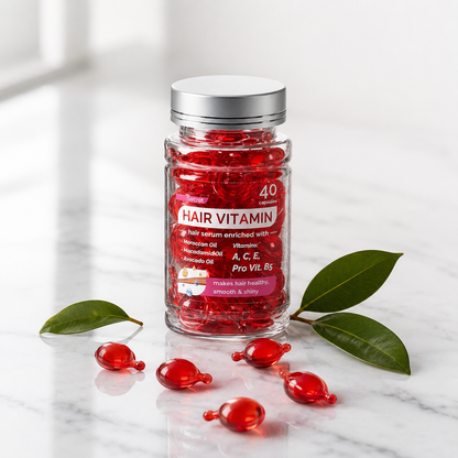 HairVitamin® : réparez enfin la source du problème: votre cuir chevelu, pour des cheveux longs, forts et beaux