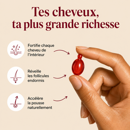 HairVitamin® : réparez enfin la source du problème: votre cuir chevelu, pour des cheveux longs, forts et beaux