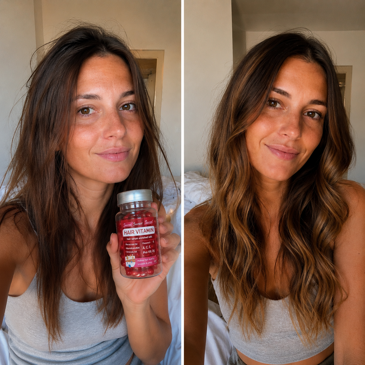 HairVitamin® : réparez enfin la source du problème: votre cuir chevelu, pour des cheveux longs, forts et beaux